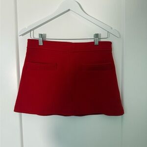 Zara Red Mini Skirt - New with tags
